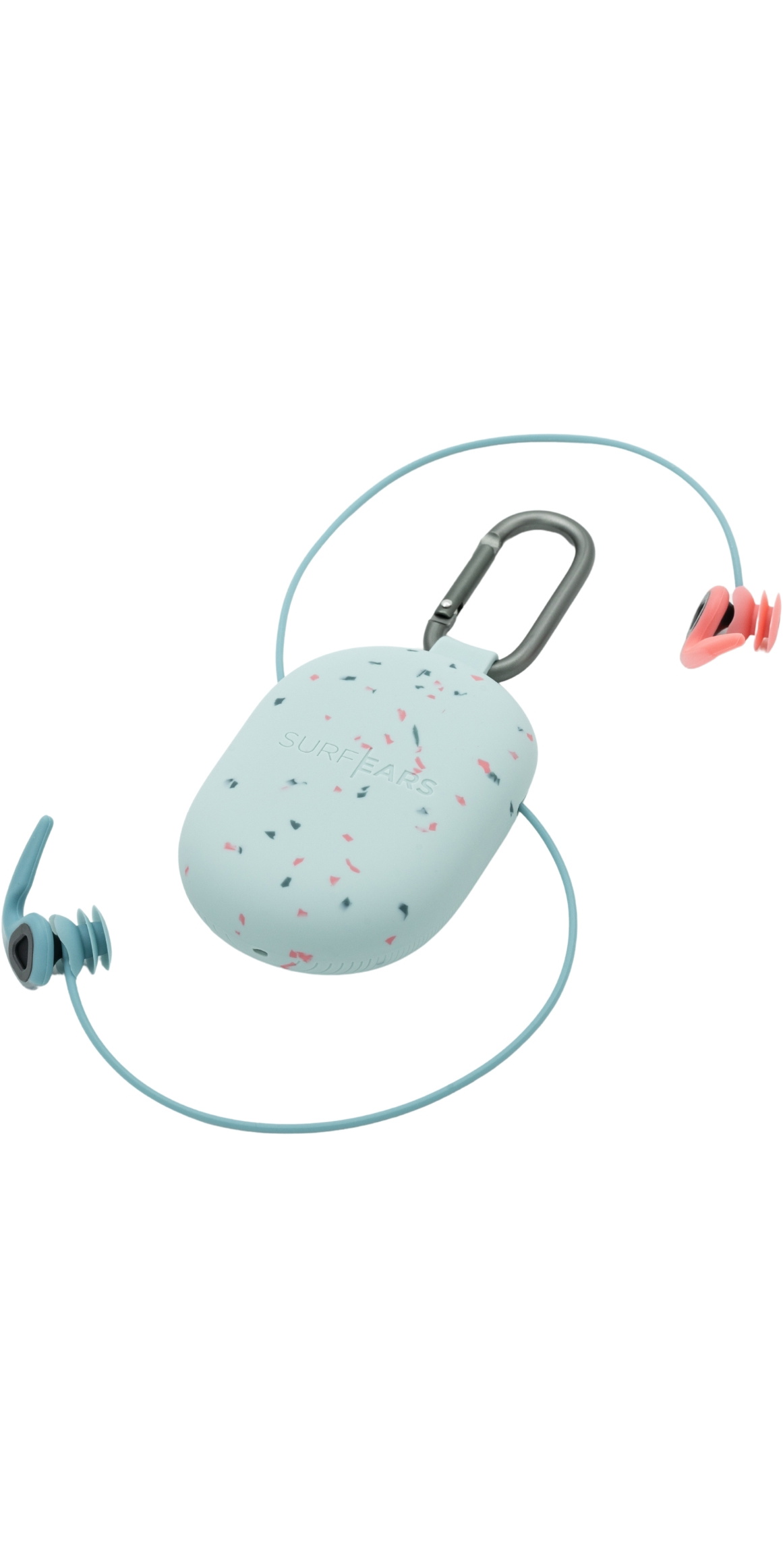 SurfEars 4.0 Ear Plugs - Coral / Sky | Watersports Outlet